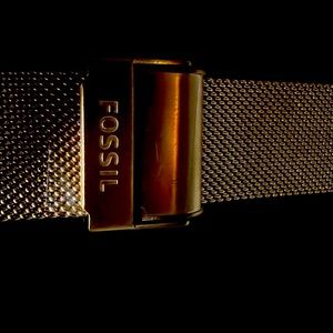 **** SOLD******Fossil watch band never used rose gold